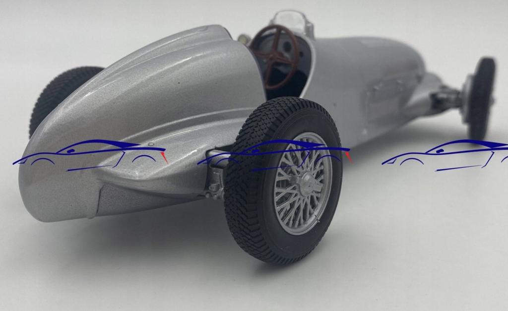 Mercedes W125 1937 Silver Model 24109 Welly 1:24