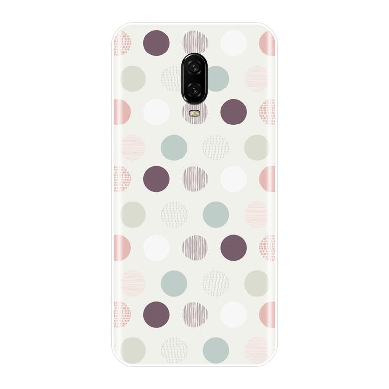 Чехол для One Plus 6 6T 5 5T 3 3T Polka Dot Heart Love Pink Black Мягкий силиконовый чехол для OnePlus 6 6T 5 5T 3 3T Чехол для телефона