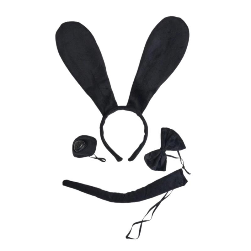 Animal Dress up Kits Include Dog Hairband, Tail, and Bowtie for Kid Halloween