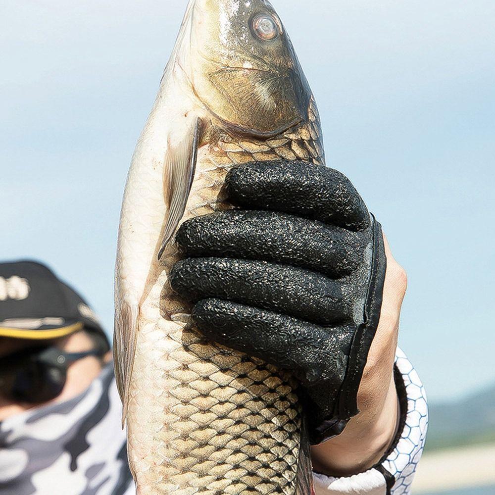 Anti-Slip Work Cutproof Glove Fish Grab Full Finger Glove Fish Catching Gloves Fishing Gloves
