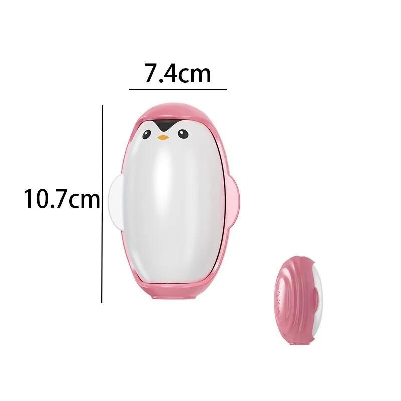 Washable Lint Remover Large Penguin Clothes Roller Portable Pet Hair Remover Dust Removal Brush Hair Sticky Cleaning Tools