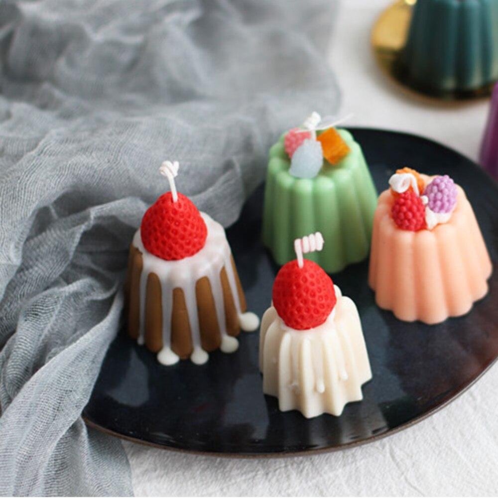 Silicone Mold 15 Cups French Custard Coffee Cake Mold Bordelais Silicon Candy Maker Muffin Jelly Cake Pan Baking Tools