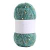 Colored Dots Plush Rainbow Thread DIY Crochet Knitting Soft Hand-woven  Scarf