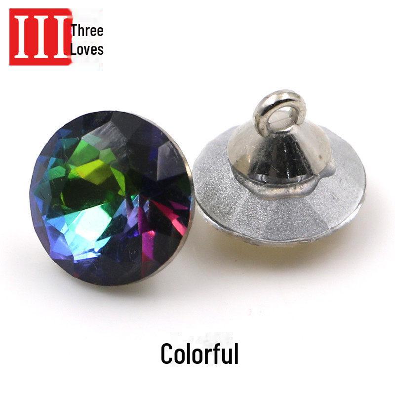 Sanai Crystal & Colored Diamond Buttons for Ladies' Clothing & Men's Shirts