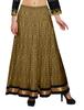 Moomaya Two Piece Long Skirt And Crop Top Printed Indian Ethnic Set For