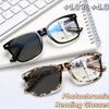 2024 Photochromic Multifocal Anti Blue Reading Glasses Intelligent Far and Near Dual Light Presbyopic Glasses Optical Eyeglass