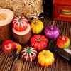 8Pcs Artificial Pumpkins Thanksgiving Decoration DIY Craft Faux Vegetable Pumpkin Decor for Autumn