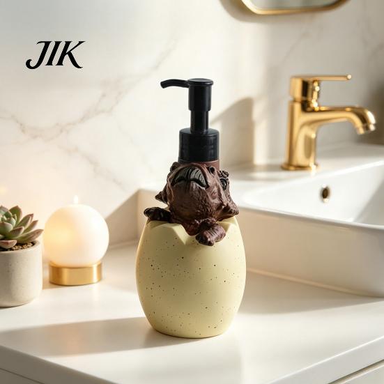 Compact Travel Soap Pump Dinosaur Dispenser Bottle, Reusable Refillable Hand Sanitizer Sustainable Dispensing Bottle Durable Vinyl And ABS Decorative