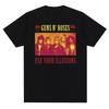 Американская Хард-рок группа Guns N' Roses Классический Постер Графический Принт Футболка Мужская Женская Уличная Мода Y2K Свободная Повседневная Оверсайз Топ Летний Новый Футболка