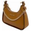 Michael Kors Wilma Минималистичная однотонная кожаная сумка через плечо с логотипом Женская сумка через плечо Коричневая 35H3G3WC5L-230