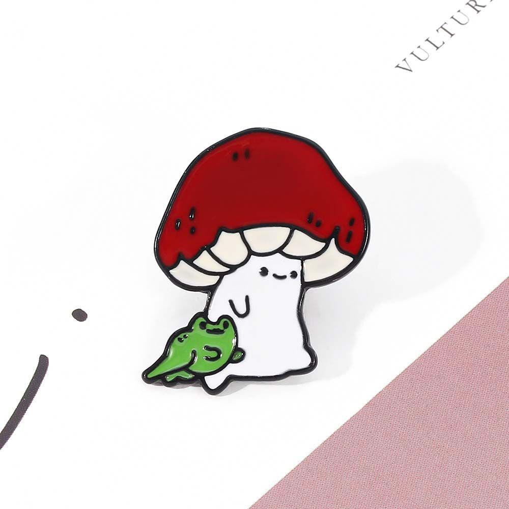 Pin Travel Commemorative Jewelry Accessories Mushroom Brooches Brooches Pin Enamel Pin Lapel Brooch