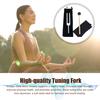 Tuning Fork Set 128hz/528hz Aluminum Alloy Sensory Tuning Fork with Hammer Yoga Meditation Instrument for Healing Chakra Sound Therapy