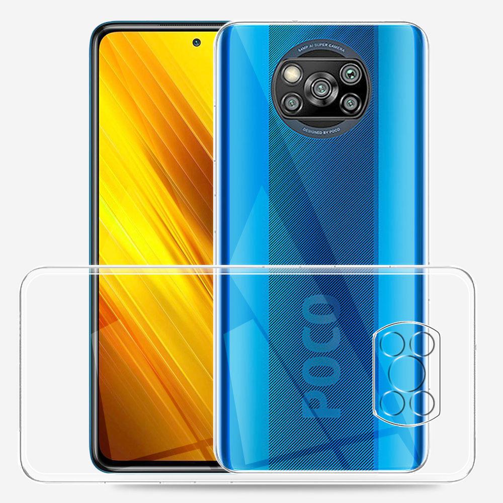 Для Xiaomi Poco X3 NFC Чехол Прозрачный Силиконовый Мягкий ТПУ Чехол для Телефона Для Xiaomi Poco X3 Pro Fundas Для POCO X3 Прозрачный Coque