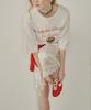 MELLY&ROSE Olive Graphic Oversized T-Shirt (315316)_Cream