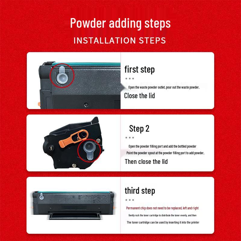 Compatible FT2201 Drum Unit & FT2202 Toner Cartridge for K2201/KM2202 Wenjing Laser Printers