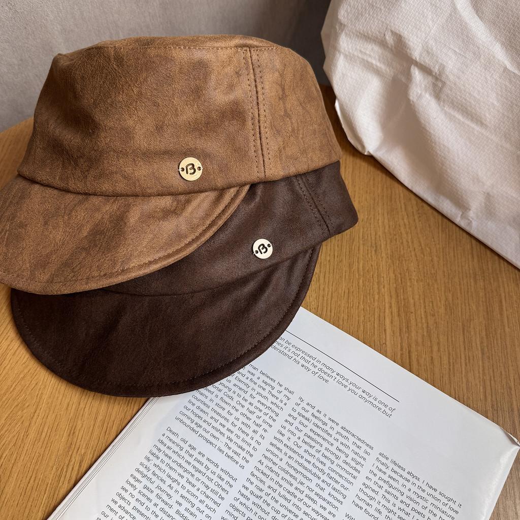 Solid Color English Style Equine Hat Suede Autumn Winter Sun Protection Fashion