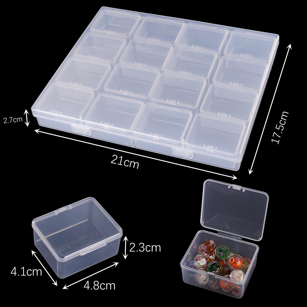 PP Material Multifunctional Portable Storage Box For DIY Bracelets Necklaces Jewelry Arrange Storage