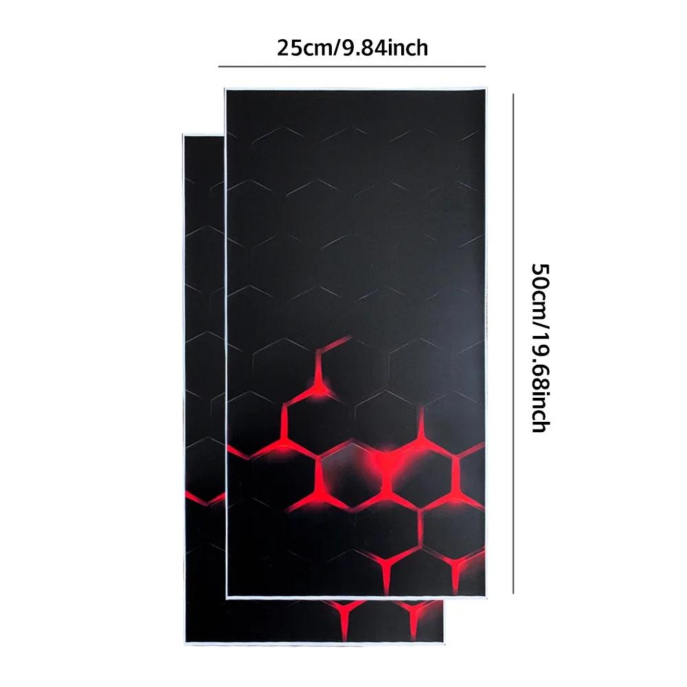 Панель двери Сотовая структура Водонепроницаемая Декоративная пленка Самоклеящаяся Внутренняя отделка Защита стойки B Автоаксессуары