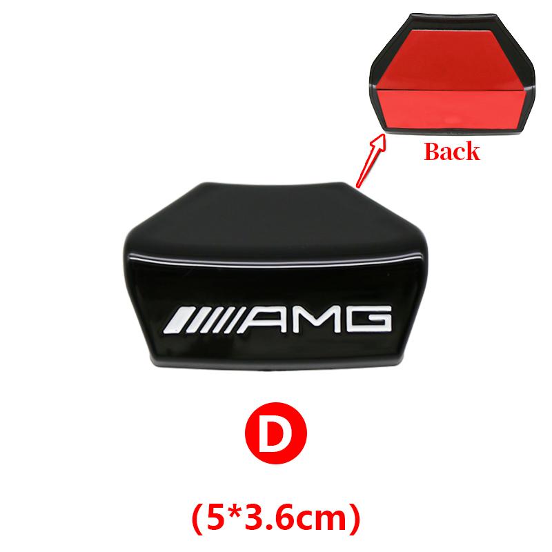 3D ABS Car Steering Wheel Emblem SDGK0 Sticker Badge For Mercedes Benz AMG W205 W206 W177 W168 W108 AMG W176 W204 W212 Accessories