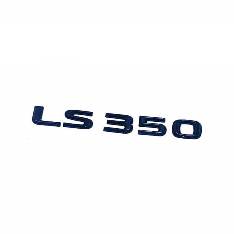 Car Trunk ABS Chrome Letters Logos Badge Emblem Decals Styling Sticker For Lexus LS LS350 LS400 LS460 LS460L Accessories