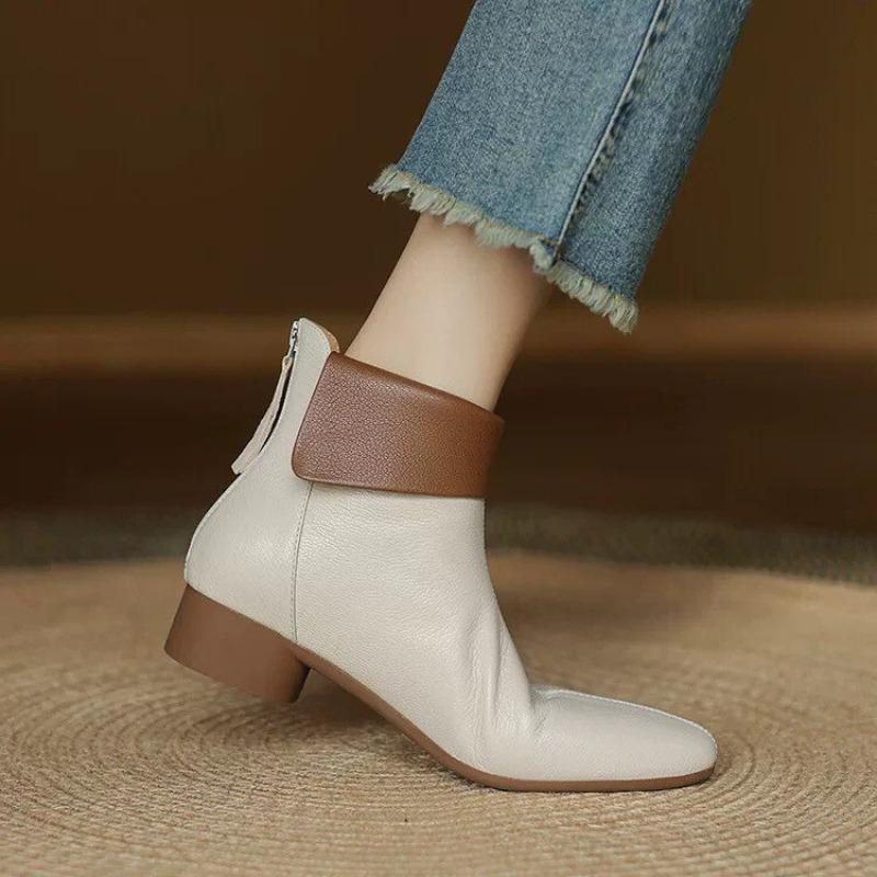 Soft-soled Pointed Short Boots Women's Versatile Single Cotton Boots, New Autumn and Winter Velvet Martin Boots Children