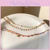 Alloy Elegant Geometric Beaded Bracelets For Women Summer 2024 Fashion Highend