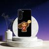 Мультяшный чехол-Чебурашка для Samsung Galaxy A73, A72, A71, A70, A53, A52, A51, Других, Мягкий черный чехол