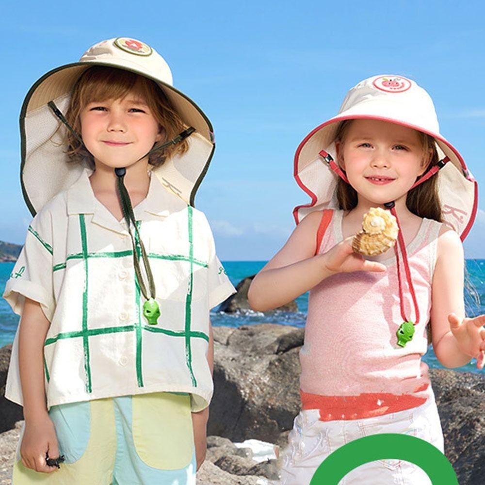 with Cape UV Protection Camping Cap Beach Hat New Children's Sun Protection Hat
