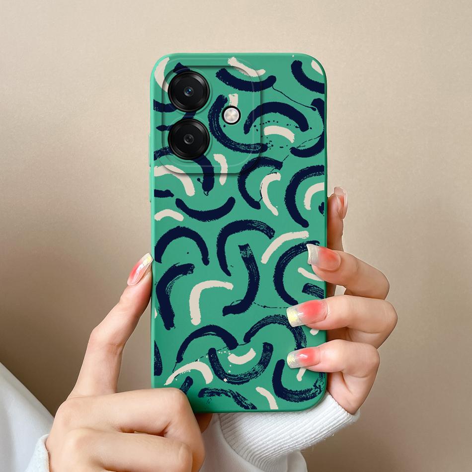 Чехол для телефона Oppo A3 Pro A3X A40 A80 Креативная Полная Защита Задняя Крышка Для Oppo A 3 OppoA3 4G 5G Мягкий Жидкий Силикон Fundas