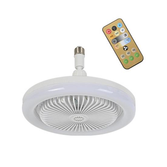 Потолочный вентилятор 2-в-1 со светодиодной подсветкой, пультом дистанционного управления, 3 режима скорости, низкий уровень шума, сверхяркая лампа без мерцания, потолочный вентилятор