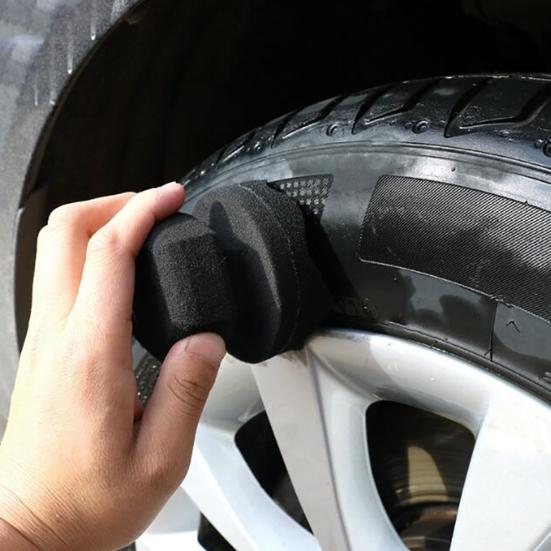 Аппликатор для блеска шин Flow для блеска без разводов и подтеков, многоразовый инструмент для нанесения средства для ухода за автомобилем и грузовиком, профессиональные полировальные подушечки для блеска шин