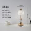 Nordic Decorative LED Desk Lamp Simple Crystal Butterfly Atmosphere Lamp Bedroom Bedside Touch Creative USB Small Night Lamp