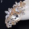 Waterdrop Flower Brooch Pin Rhinestone Crystal Brooches Bouquet Wedding Jewelry MIT