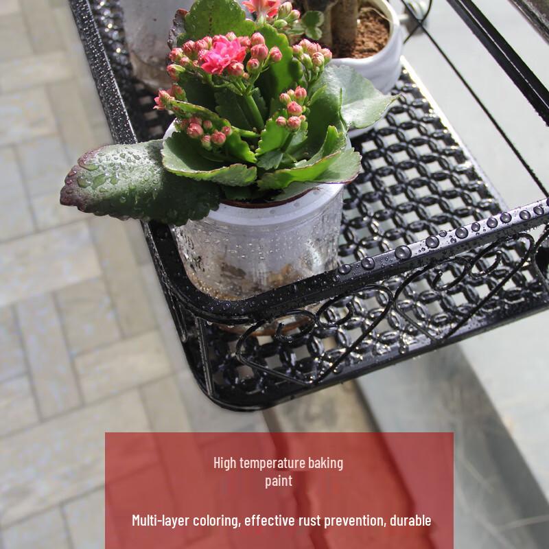 Balcony Window Sill Hanging Flower Pot Rack