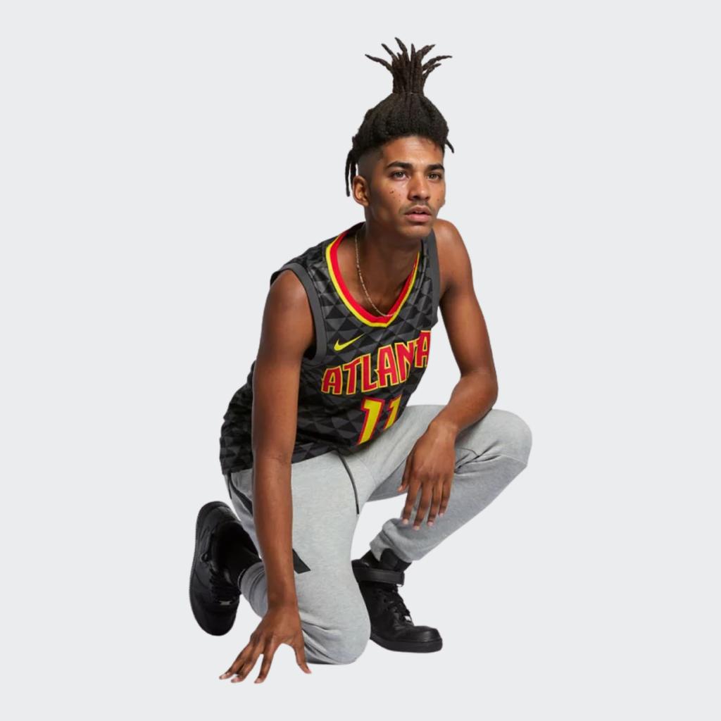 Nike Atlanta Hawks Trae Young #11 Basketball Jersey Men Basketball Jerseys Black 864457-017