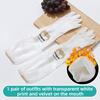Women's Household Cleaning Gloves Long-Sleeve Fleece-Lined Waterproof Anti-Slip Special for Dishwashing & Laundry Hand Protectio