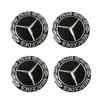 Car Sticker Hot 2026 New For Benz 4pcs 65MM Car Hub center cover logo sticker for MERCEDES BENZ AMG W203 W204 W205 W209 W213 W21