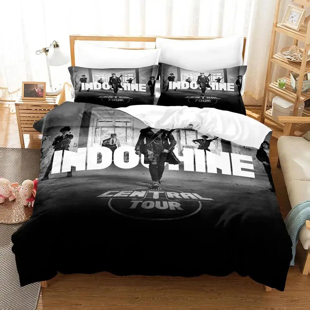 Постельное белье Indochine Rock, комплект на одну/двуспальную кровать, 3D комплект с простыней для спальни мальчика, размер Queen/King, комплект на односпальную кровать, мальчики