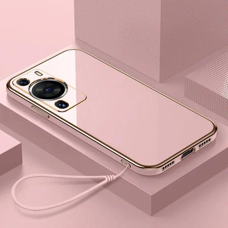 Чехол для Huawei P60 Huawei P60 Pro, чехол для Huawei P60 Art, чехол для телефона LNA-LX9 MNA-LX9, роскошный противоударный чехол с квадратным покрытием