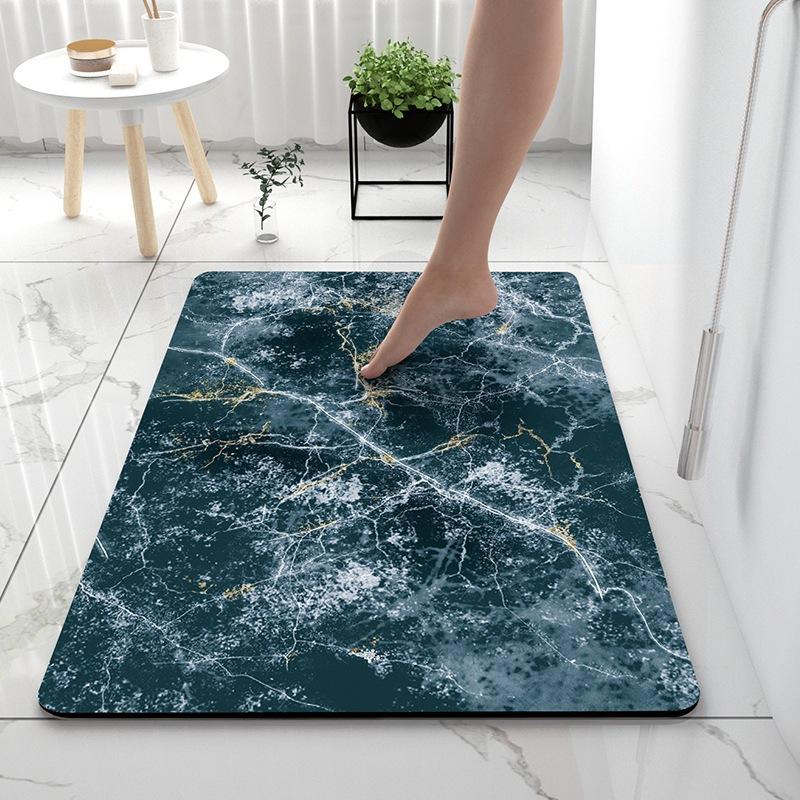 Absorbent Mat Bathroom Soft Mat Light Luxury Toilet Toilet Absorbent Mat Door Quick Drying Door Mat Non-slip Mat