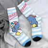 Чулки Sanrio Tuxedo Sam Penguin для женщин и мужчин, теплые мягкие модные носки для зимнего бега, спортивные нескользящие носки с рисунком, подарок