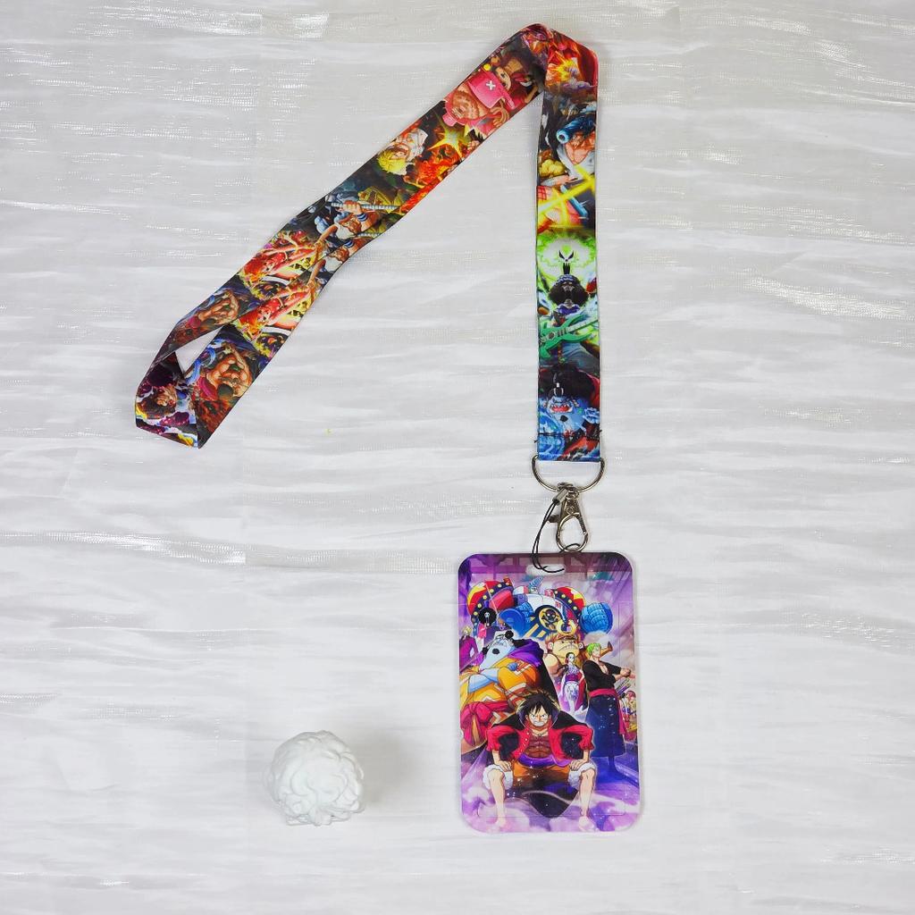 Аниме Мультяшный Держатель для Пропусков Брелоки Шейный Ремешок Для Карты-Пропуска Аниме Держатель для Кредитных Карт Брелоки-Ремешки