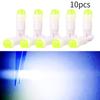 10Pcs T5 C0B Car Dashboard Indicator Light W1.2W W3W LED 1SMD Read Light Instrument Lamp Bulb 4014 LED Super Bright Signal Lamp
