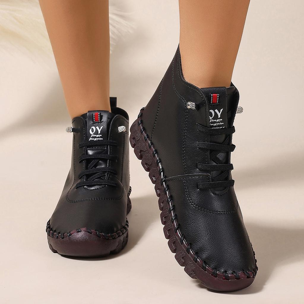 Женская обувь удобная и дышащая, обувь с высоким верхом, весенне-летняя ручной работы с мягкой подошвой