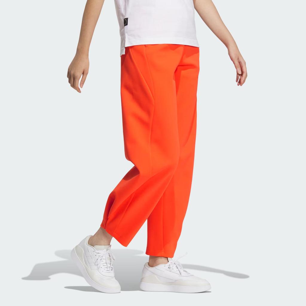 adidas Женские повседневные брюки-бананы LOGO KN PNT 2 Ярко-оранжевые JJ1345