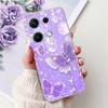 For Xiaomi Redmi Note 14S Case Stylish Butterfly Painted Cover 6.67'' Soft Silicone Phone Case For Redmi Note 14S Note14S Bumper