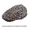 Берет в корейском стиле с леопардовым принтом, плоская кепка газетчика, модная леопардовая шляпа художника, уличная одежда