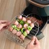 DIY Bakeware Airfryer Rack Silver Versatile Roasting Rack New Air Fryer Holder  Kitchen Supplies