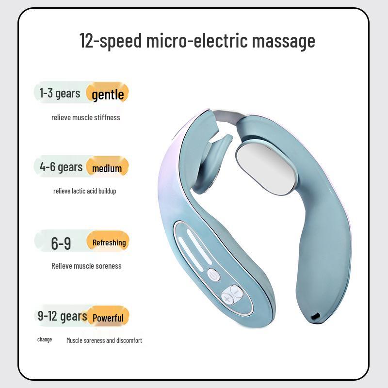 Электрический интеллектуальный массажер для шеи и позвоночника