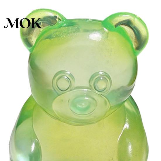 Animal Squeeze Toy Clear Bear Anxiety Stress Relief Shape Fidget Sugar Ball Sensory Soft Stretchy Decompression